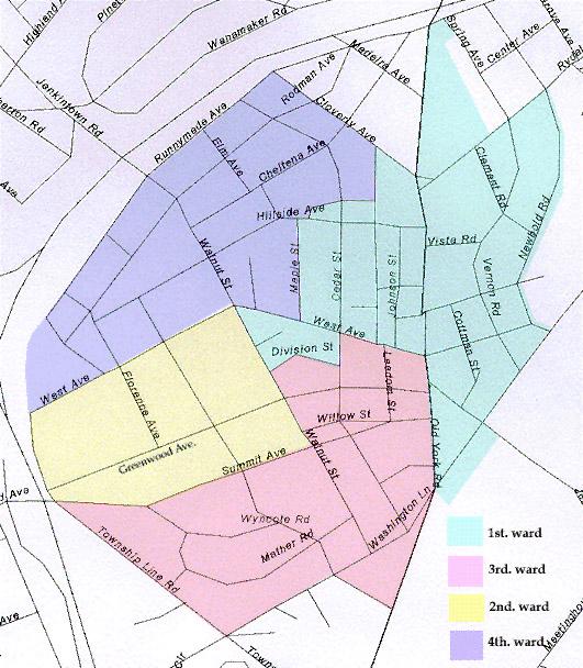 Wards of Jenkintown Borough