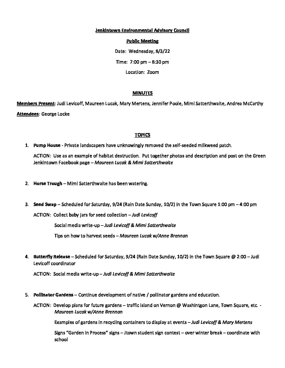 JEAC Agenda 2023-01-04 - Jenkintown Borough, PA